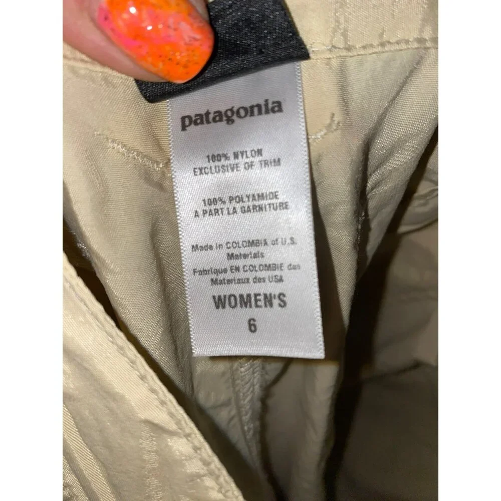 Patagonia W's Sol Patrol Pants Size 6 Tan - Picture 7 of 9